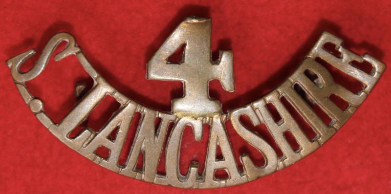 4/S. Lancashire Shoulder Title