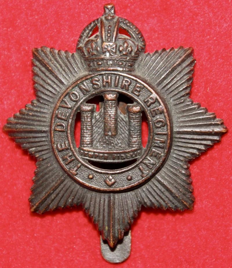 4th Devons Cap Badge