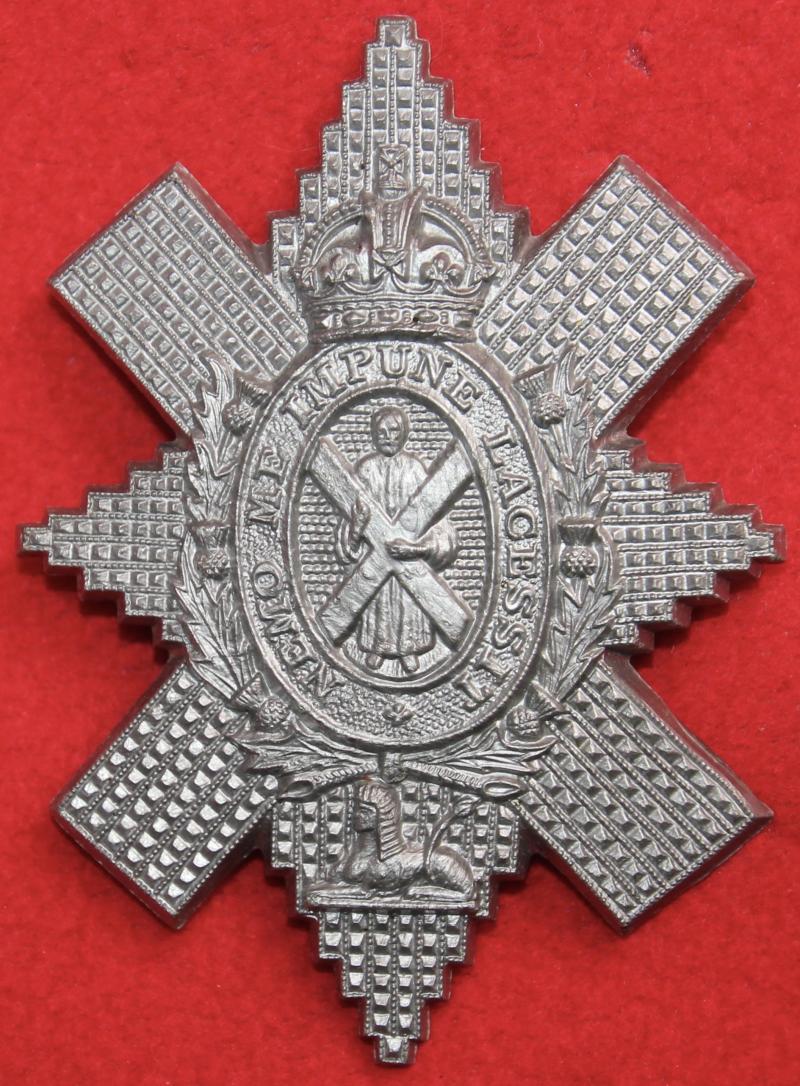 Black Watch Plastic Glengarry Badge