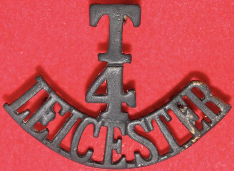 T/4/Leicester Shoulder Title