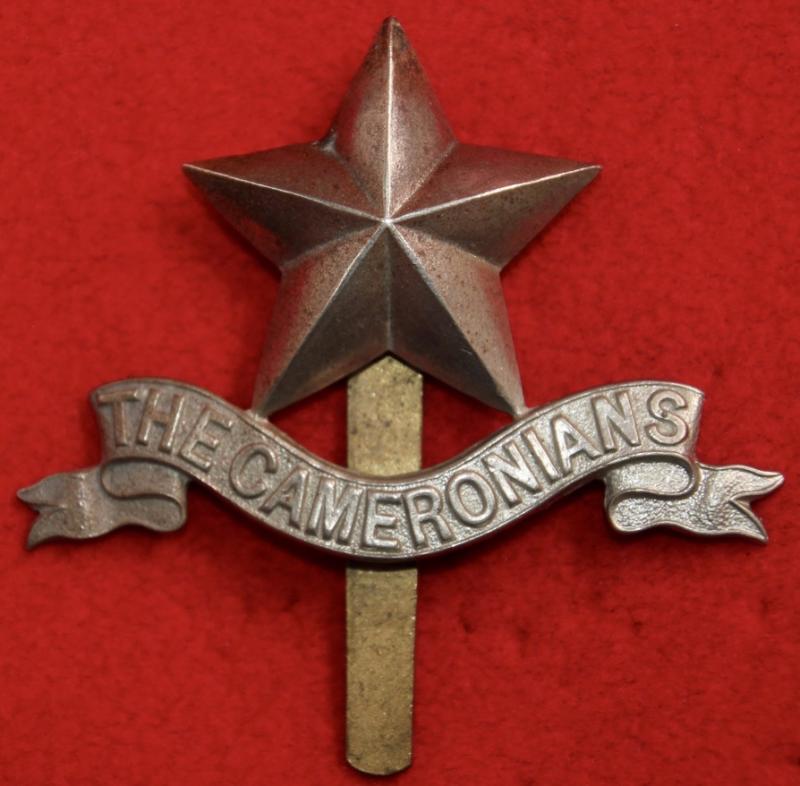 Cameronians Piper's Glengarry Badge