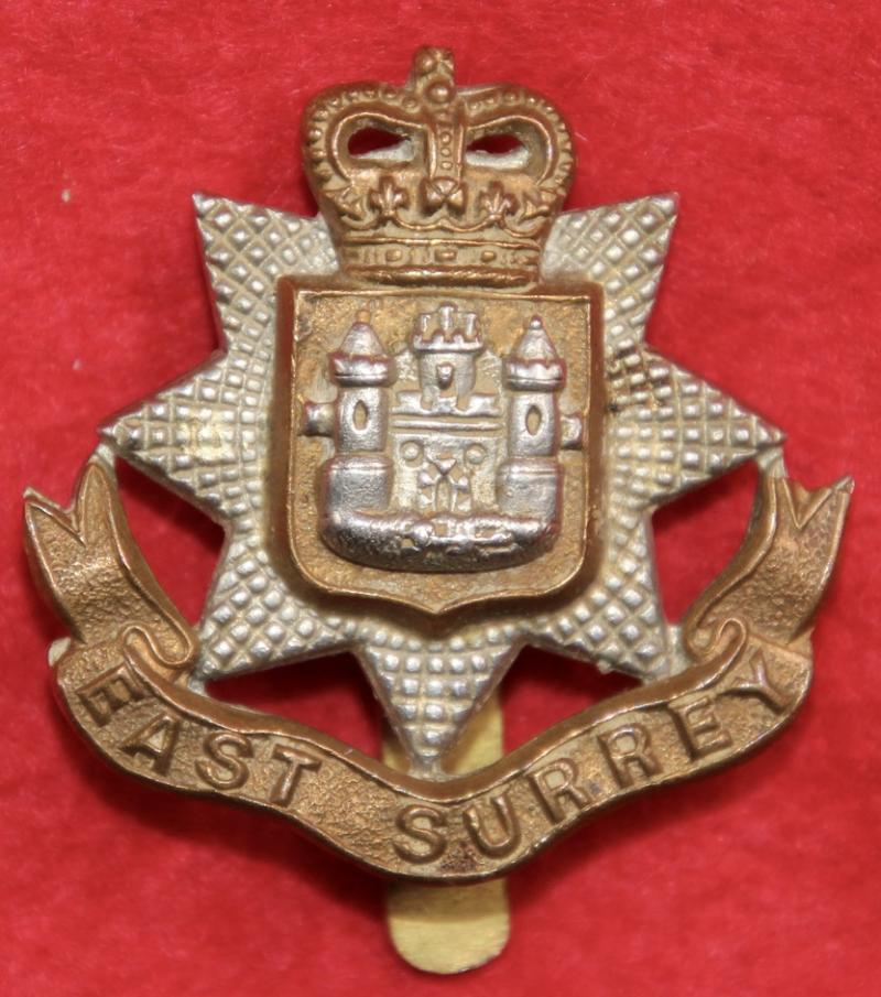 East Surrey Regt QC Beret Badge