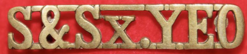 S & Sx. Yeo Shoulder Title