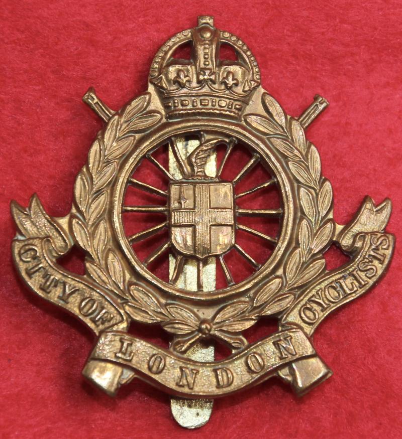 1st London Divisional Cyclists Cap Badge