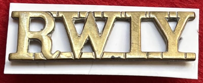 RWIY Shoulder Title