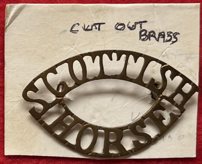 Scottish Horse Shoulder Title