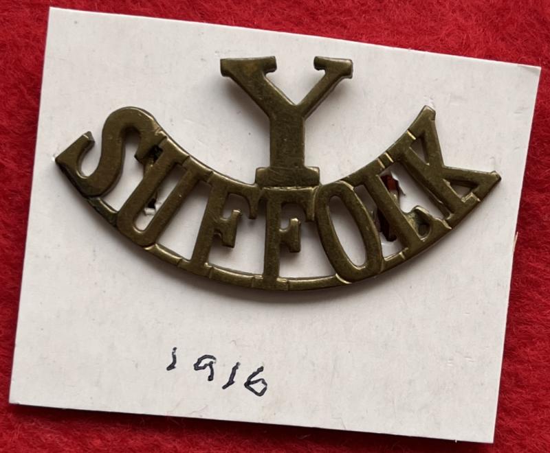 Y/Suffolk Shoulder Title