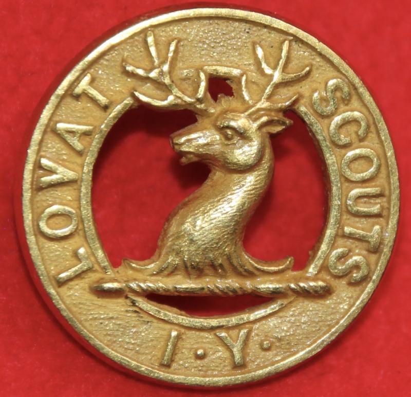 Lovat Scouts IY Officer's Glengarry Badge