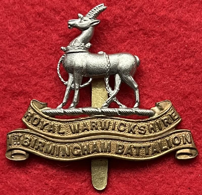 1st B'ham Battalion Cap Badge