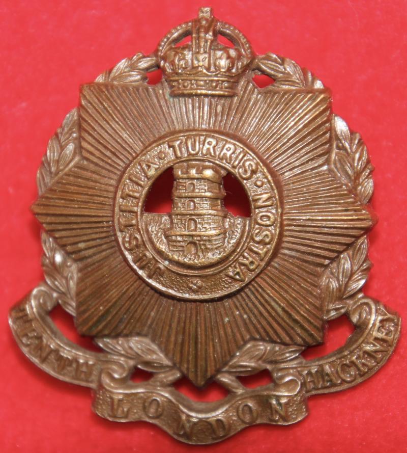 10th London OSD Collar Badge