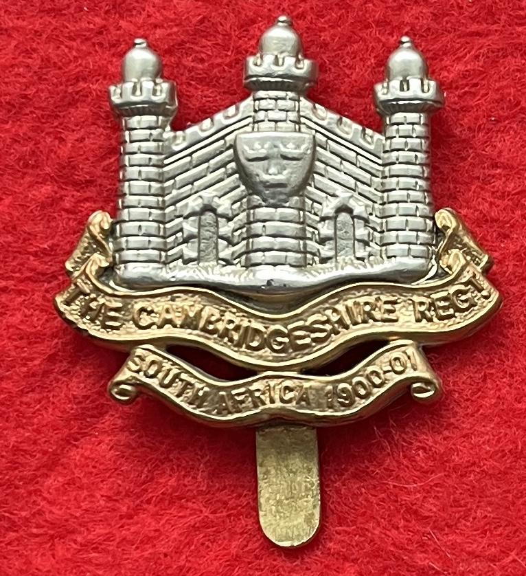 Cambridgeshire Regt Cap Badge