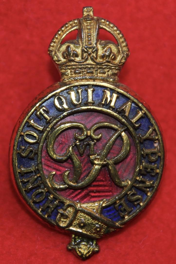 Household Cavalry G6th Officer's Cap Badge