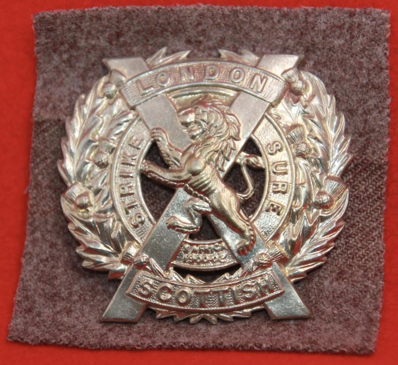 London Scottish Glengarry Badge