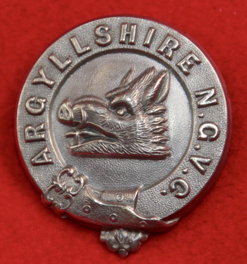 Argyll NGVC Glengarry Badge