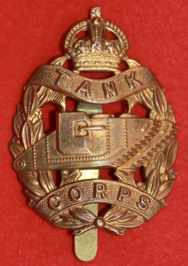 Tank Corps Cap Badge