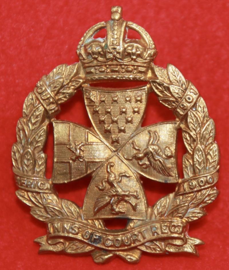 Inns of Court Regt Cap Badge