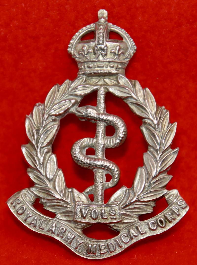 RAMC (Vols) Cap Badge
