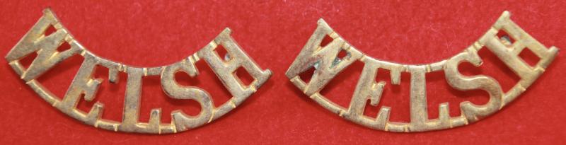 Welsh Officer's Shoulder Titles