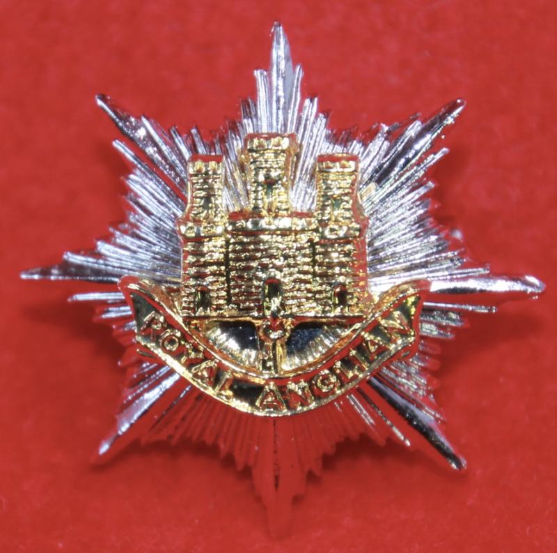 R Anglian Officer's Cap Badge