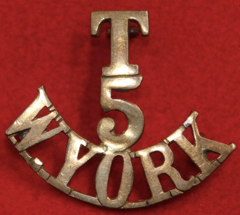 T/5/W York Shoulder Title