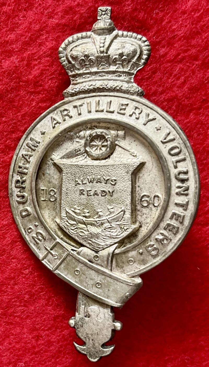 3rd Durham Artillery Vols Officer’s Pouch Badge