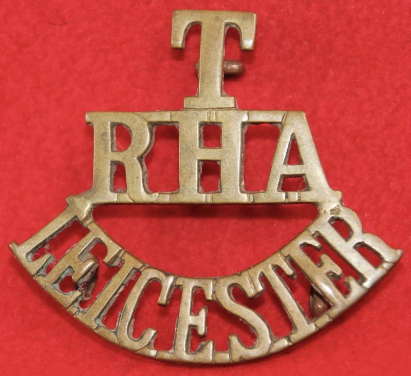 T/RHA/Leicester Shoulder Title