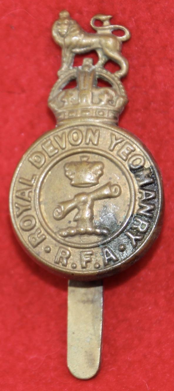 RDY RFA Artillery Cap Badge