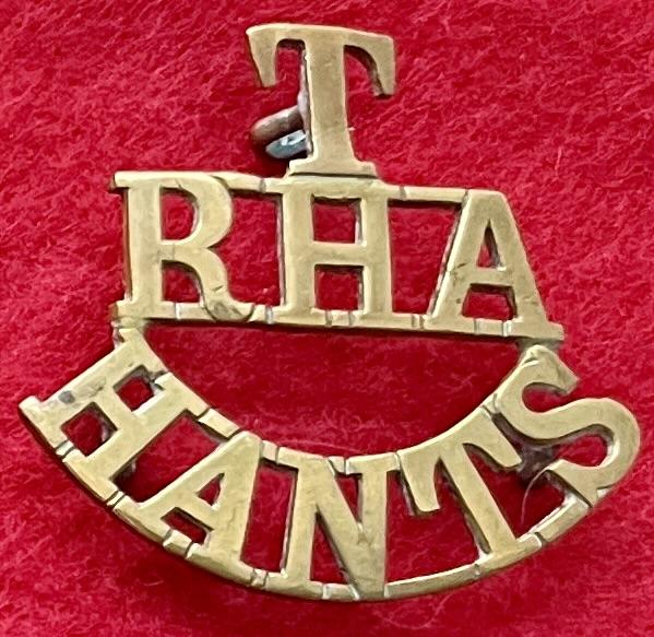 T/RHA/Hants Shoulder Title
