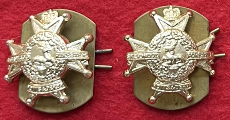 Anodised Notts & Derby Collar Badges