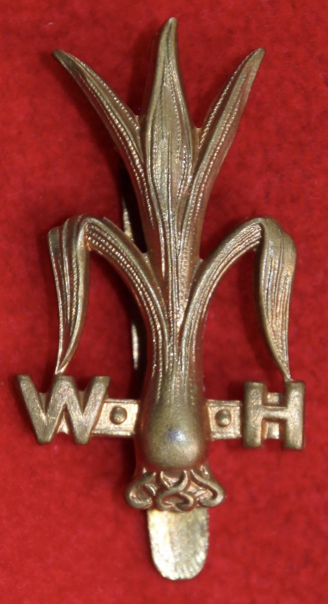 Welsh Horse Cap Badge