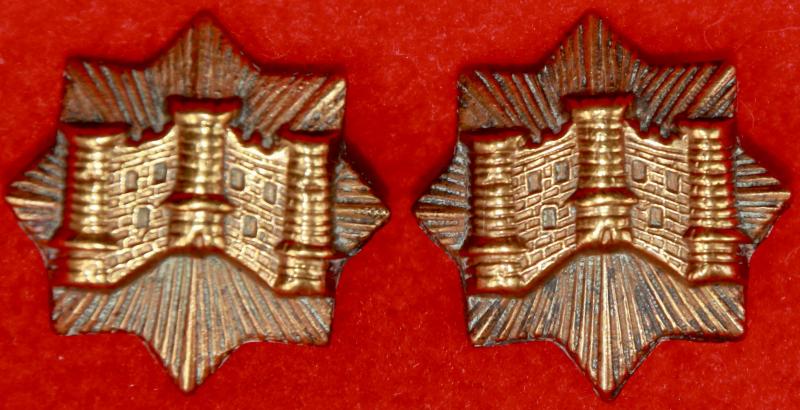 Devonshire Regt Post-1881 Collar Badges