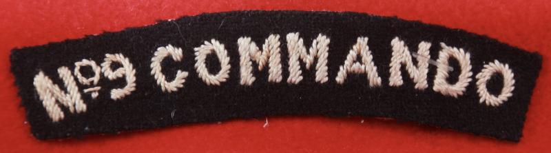 No 9 Commando Cloth Title