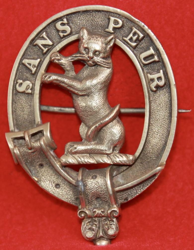 5th Seaforth Officer's Glengarry Badge