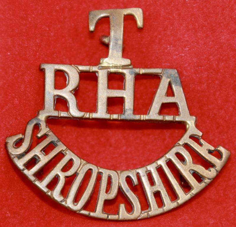 T/RHA/Shropshire Shoulder Title