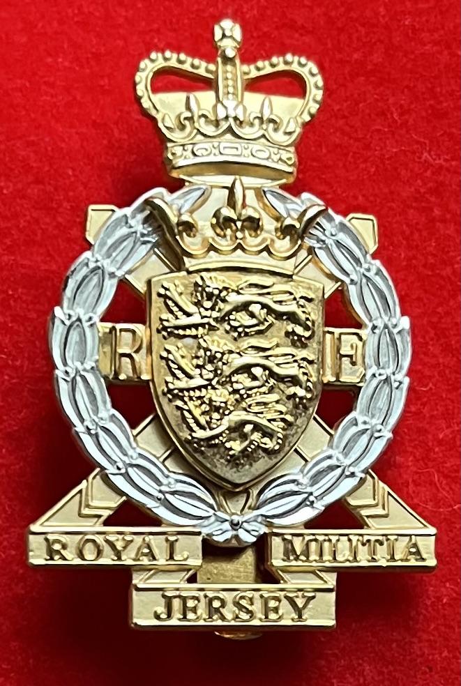 Jersey (Royal Engineers) Militia Cap Badge