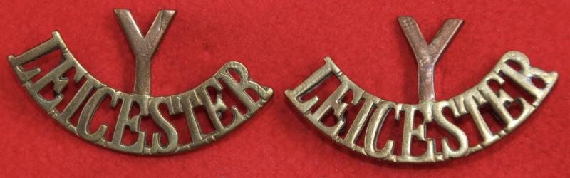 Y/Leicester Shoulder Titles