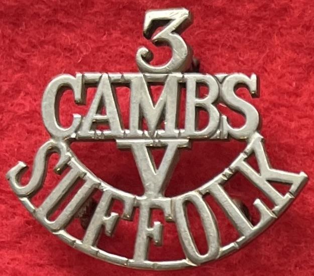 3/Cambs/V/Suffolk Shoulder Title