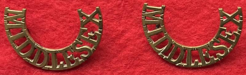 Middlesex Regt Shoulder Titles