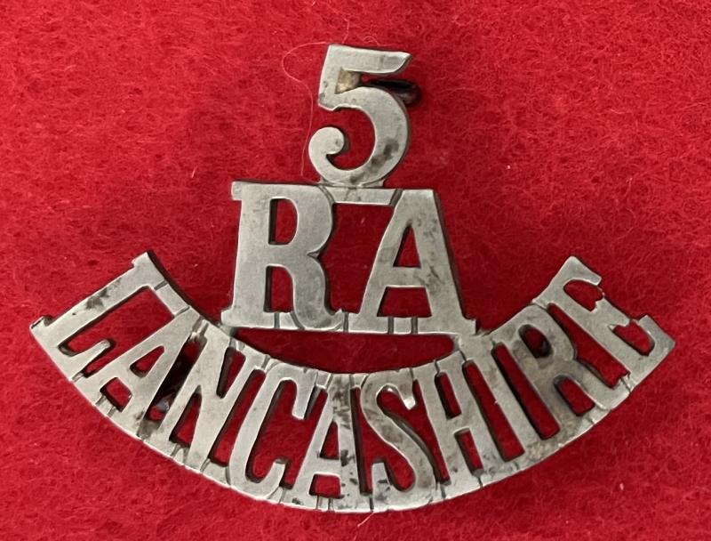 5/RA/Lancashire Shoulder Title