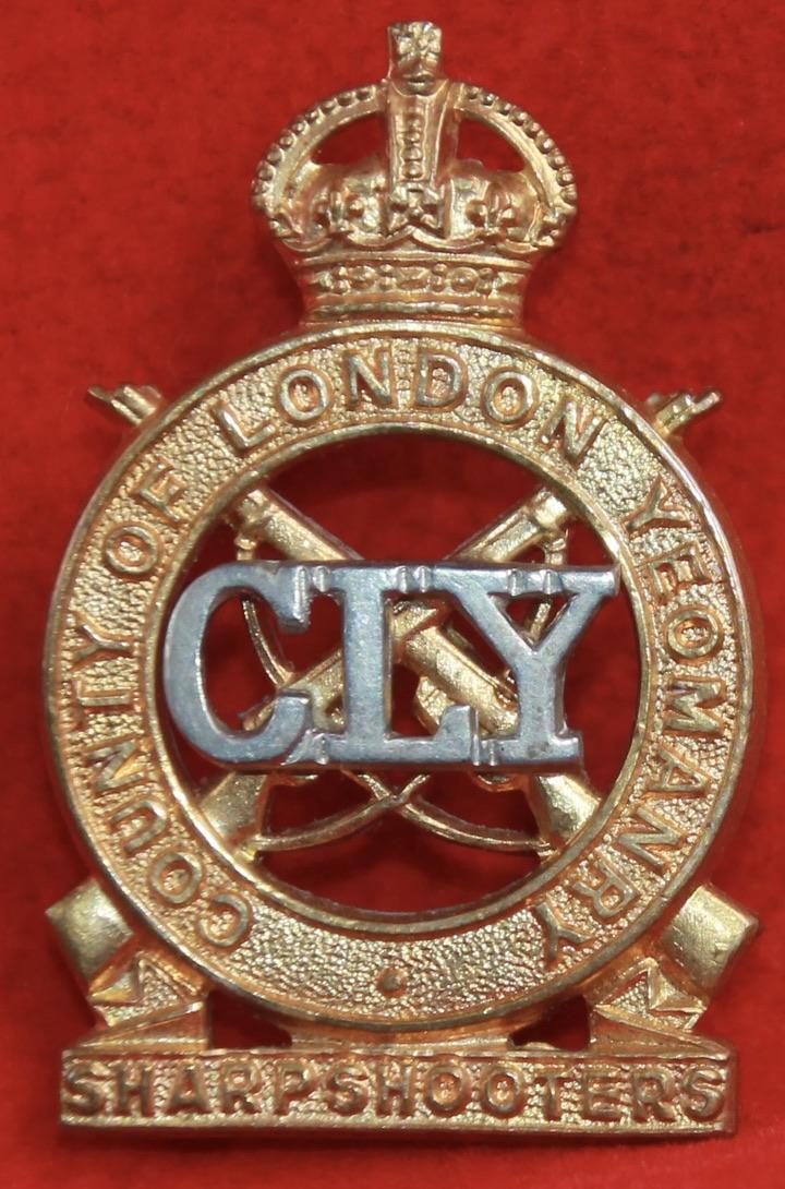 3rd CoLY Officer's Cap Badge