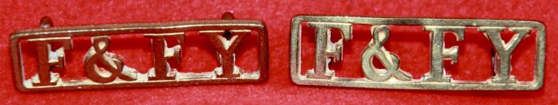 F&FY Shoulder Titles