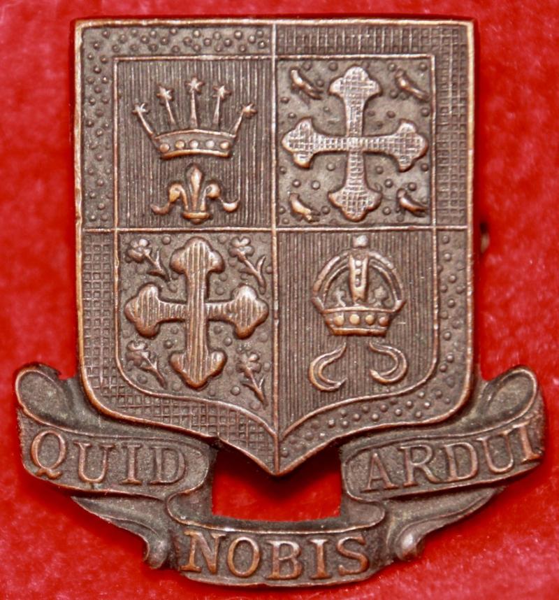 Kensington Rifles OSD Collar Badge