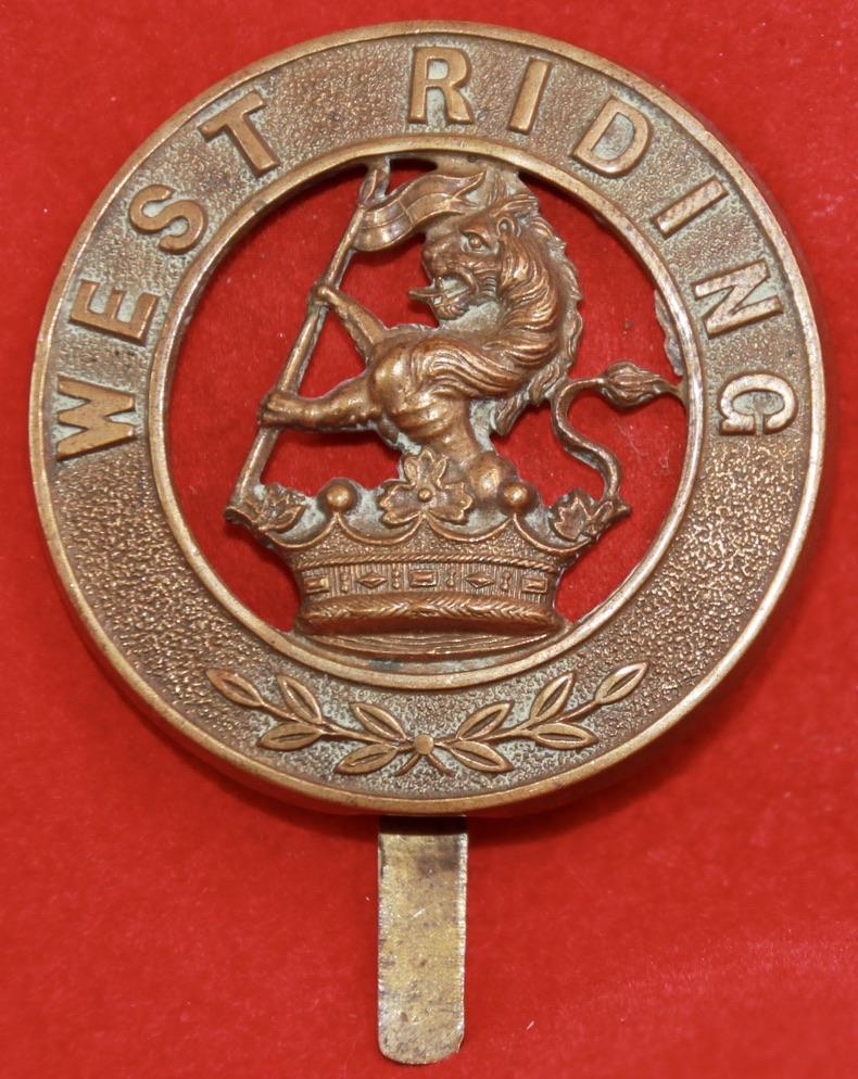 W Riding Regt Puggaree Badge