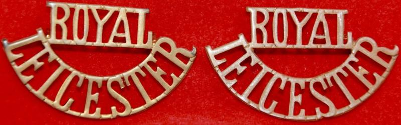 Royal/Leicester Shoulder Titles