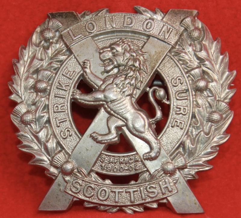 London Scottish Glengarry Badge