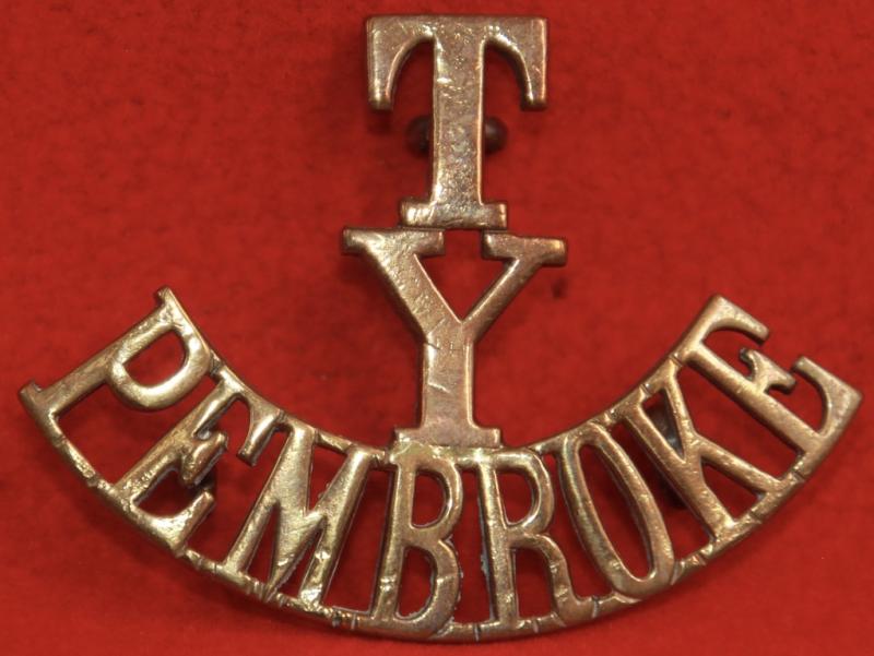 T/Y/Pembroke Shoulder Title