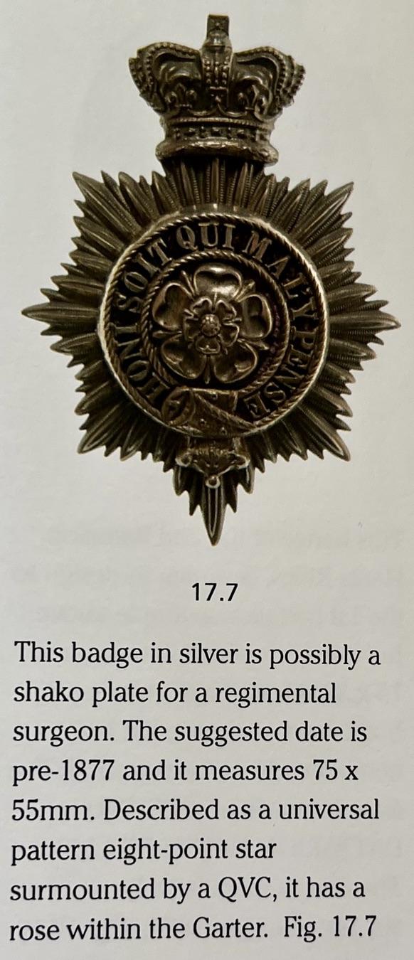 Hants Surgeon's Shako Plate?
