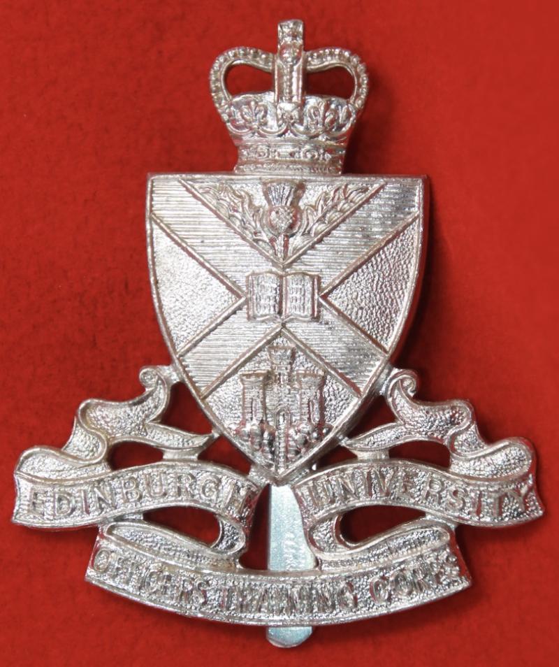 Anodised Edinburgh University OTC Glengarry Badge