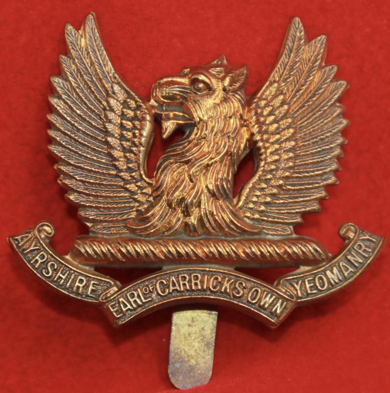 Ayrshire Yeomanry Glengarry Badge