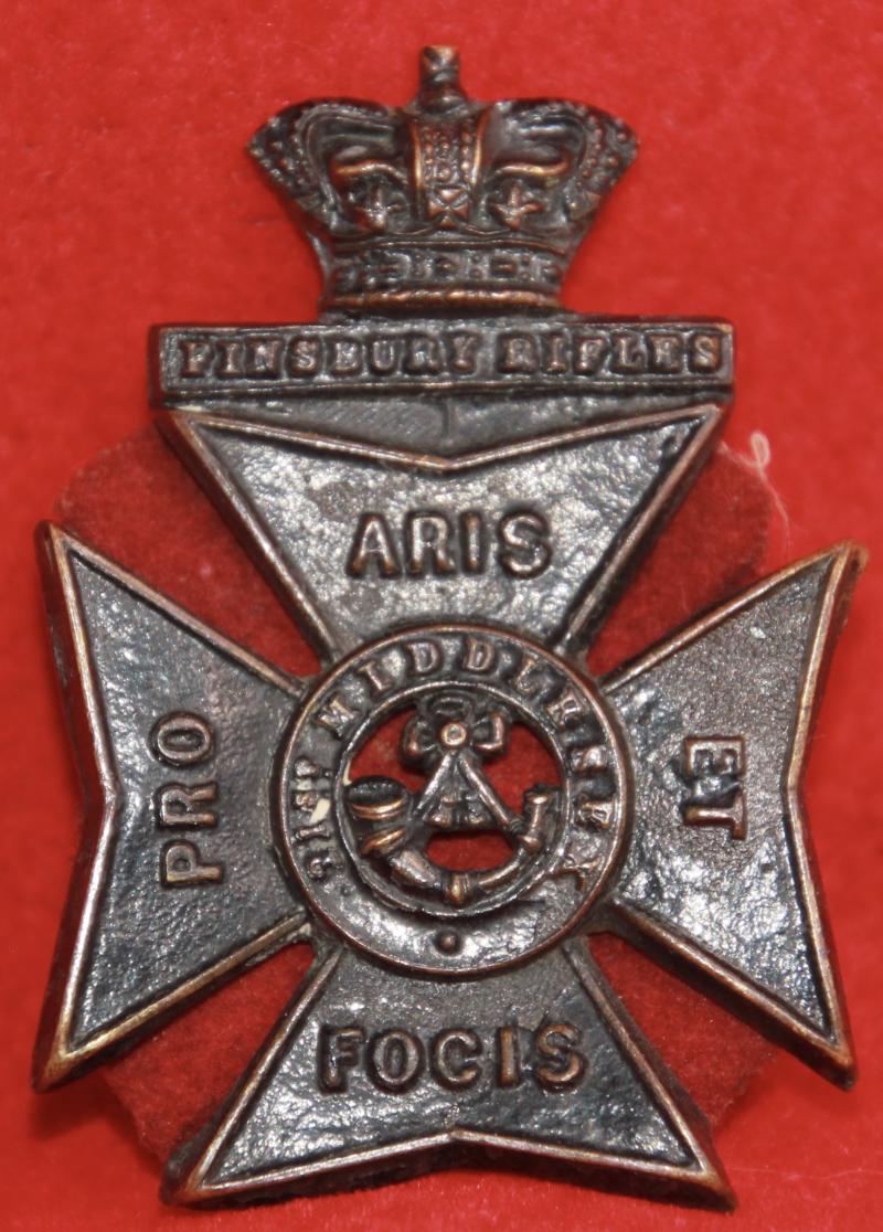 21st Middlesex RV Cap Badge